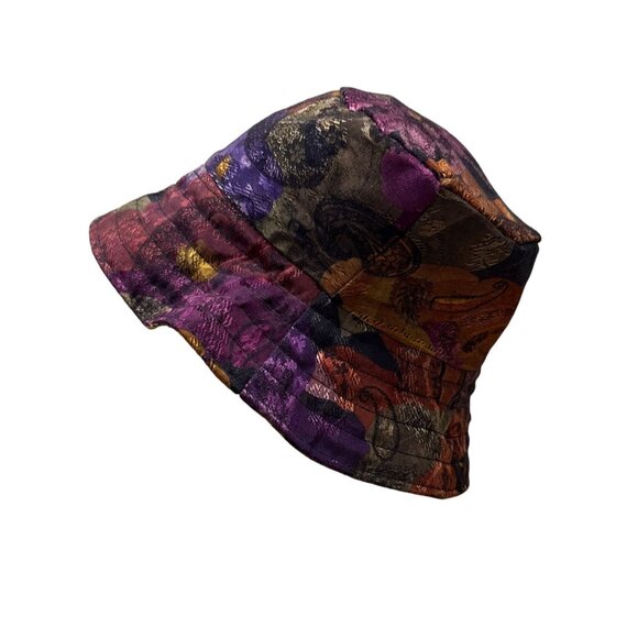 Floral Bucket Hat With Satin Lining - Picture 4 of 6